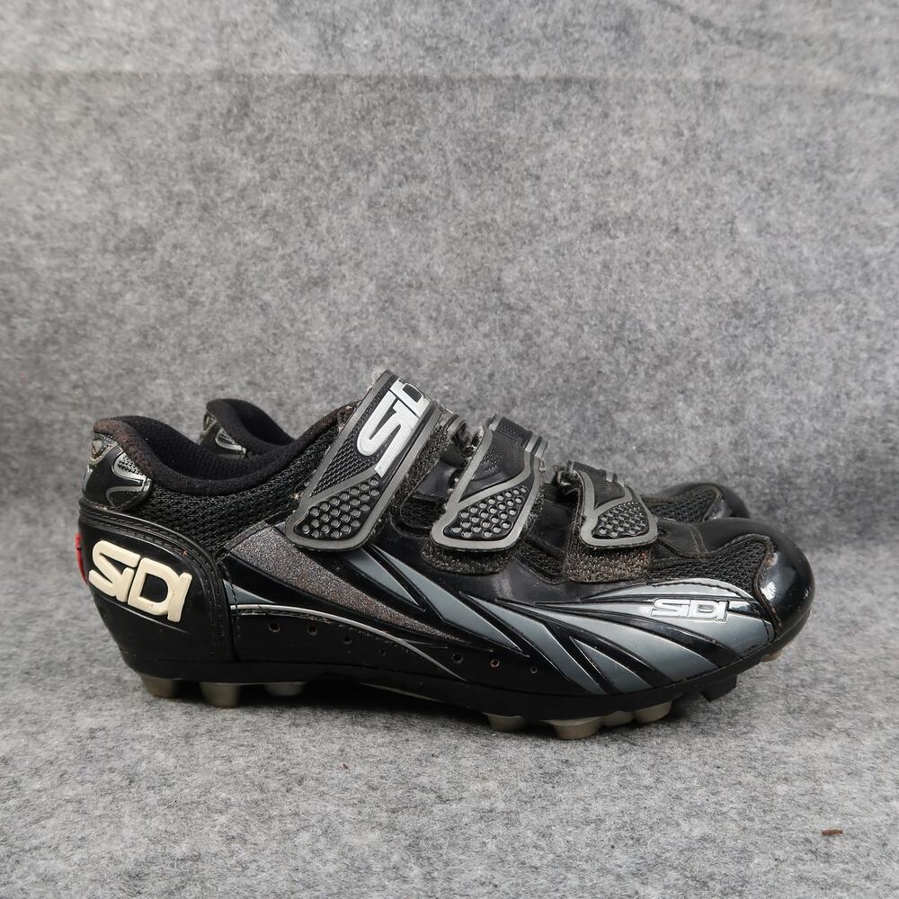 Sidi Sun Shoes Womens 39 Cycling MTB Biking Sport Athletic Three Strap Black